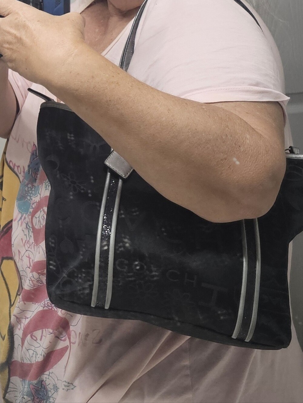 Coach  Poppy Tote Silver - Picture 7 of 7